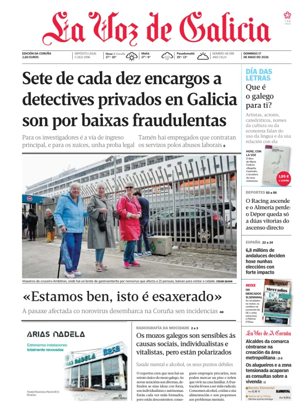 La Voz de Galicia (A Coruña) — 17/05