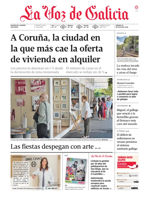 La Voz de Galicia (A Coruña) — 18/07