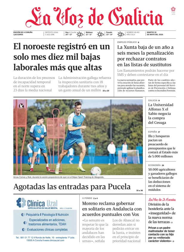 La Voz de Galicia (A Coruña) — 19/05