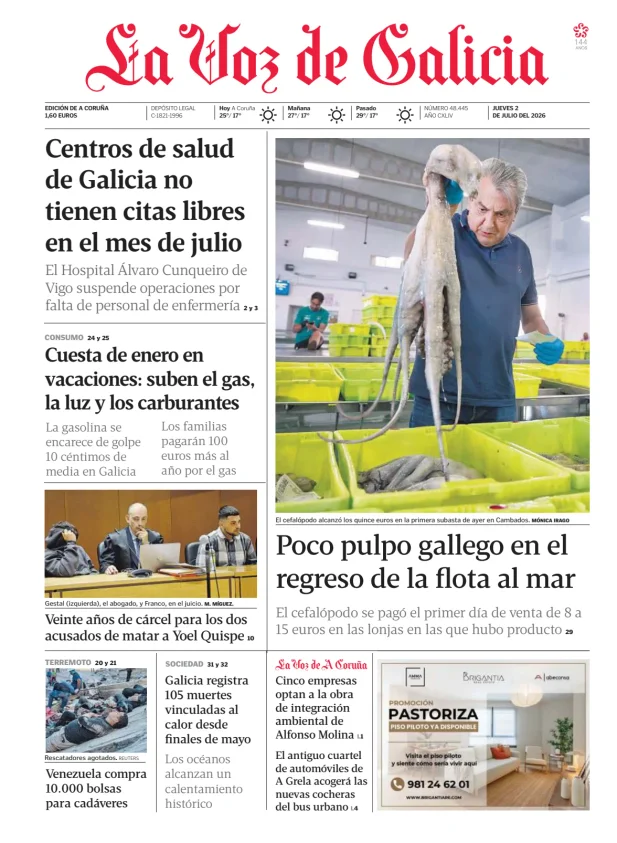 La Voz de Galicia (A Coruña) — 02/07