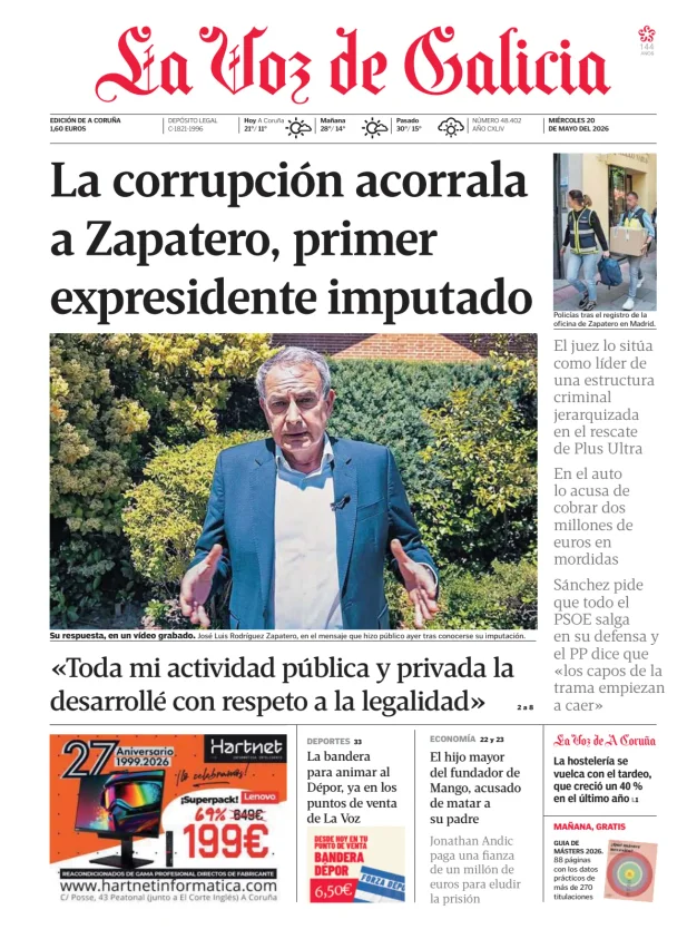 La Voz de Galicia (A Coruña) — 20/05