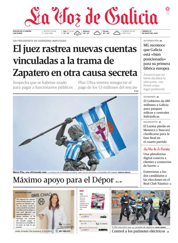 La Voz de Galicia (A Coruña) — 23/05