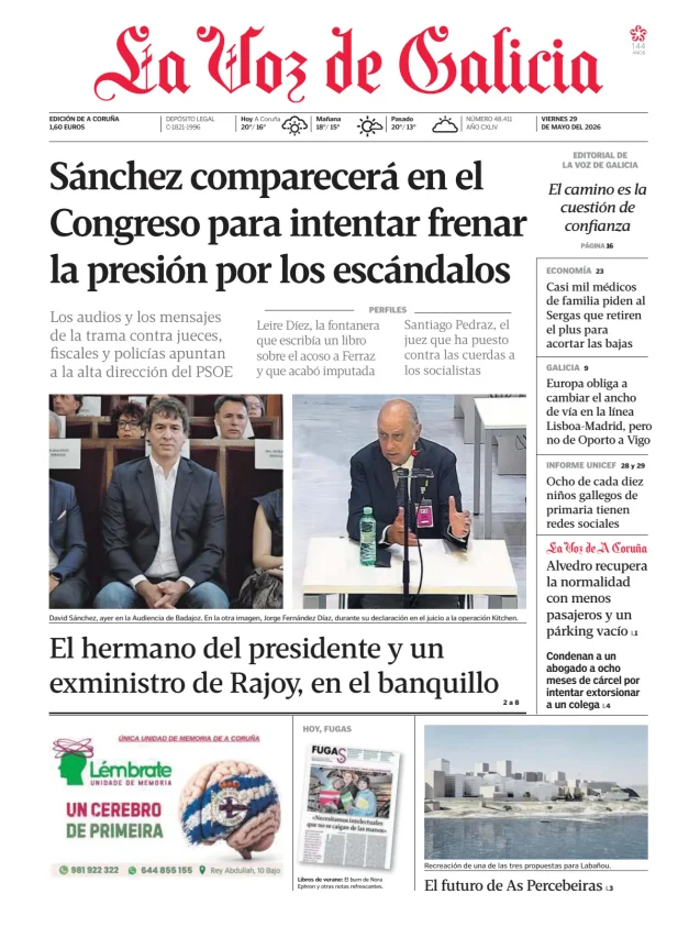 La Voz de Galicia (A Coruña) — 29/05
