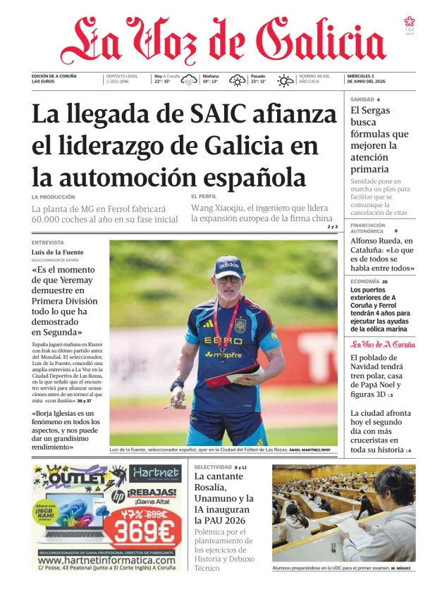 La Voz de Galicia (A Coruña) — 03/06