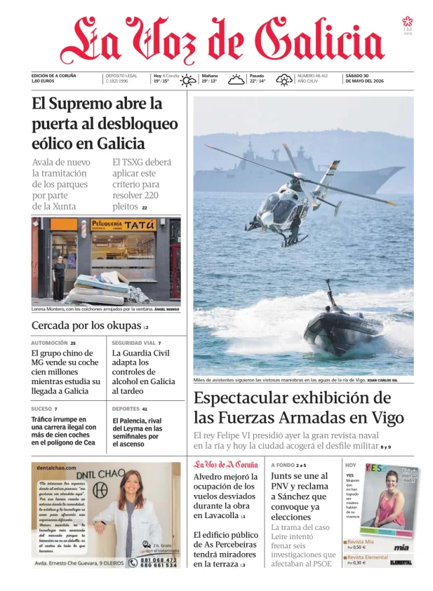 La Voz de Galicia (A Coruña) — 30/05
