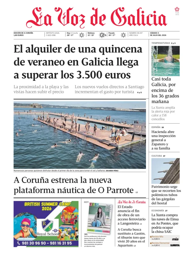 La Voz de Galicia (A Coruña) — 04/07