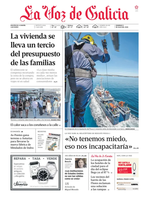 La Voz de Galicia (A Coruña) — 05/07