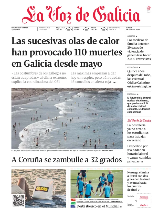 La Voz de Galicia (A Coruña) — 06/07