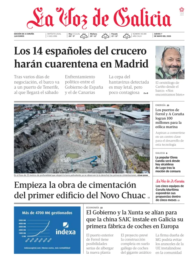 La Voz de Galicia (A Coruña) — 07/05