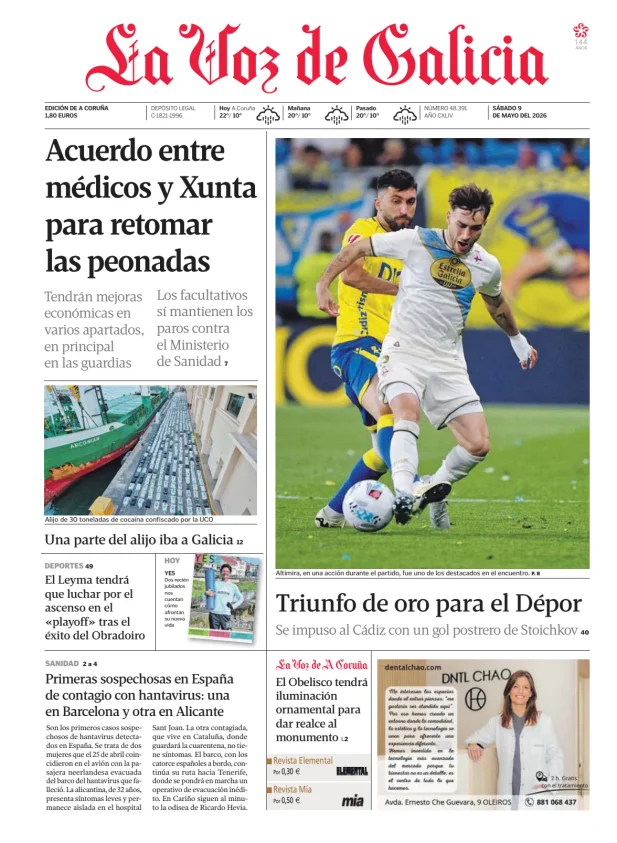 La Voz de Galicia (A Coruña) — 09/05