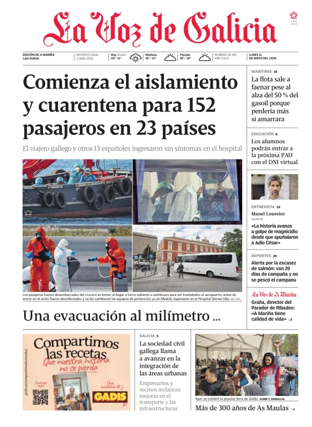 La Voz de Galicia (A Mariña) — 11/05