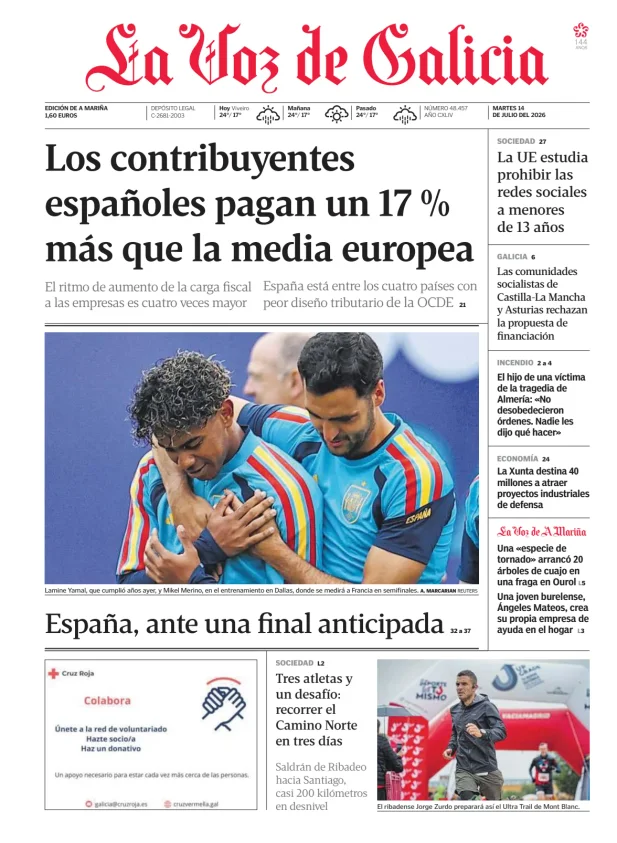 La Voz de Galicia (A Mariña) — 14/07