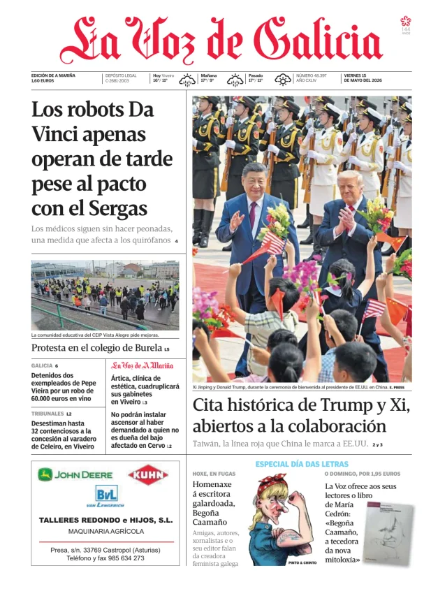 La Voz de Galicia (A Mariña) — 15/05