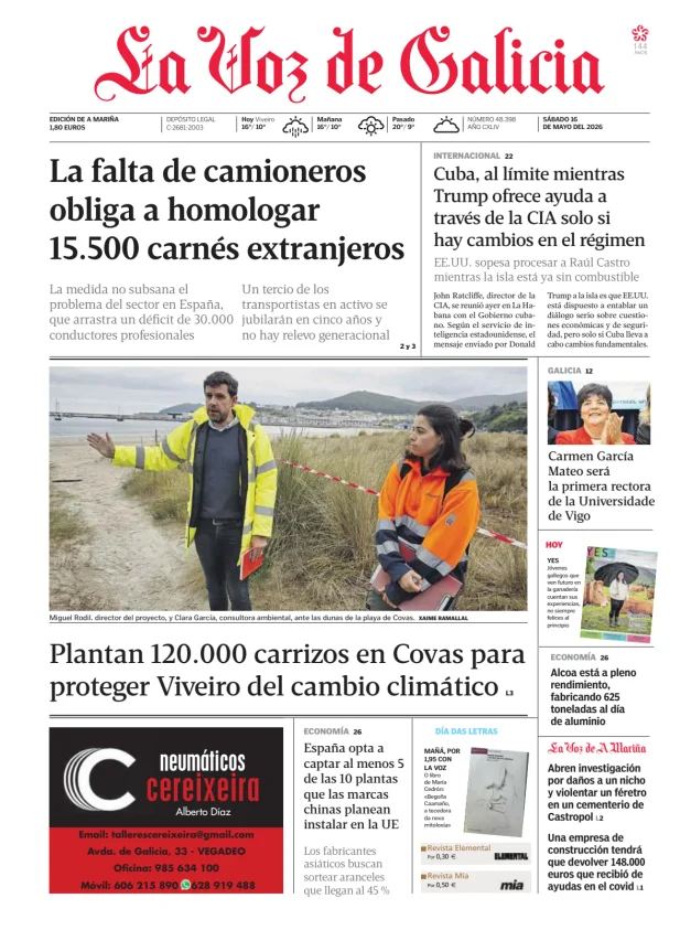 La Voz de Galicia (A Mariña) — 16/05