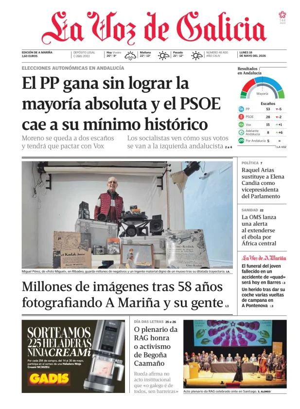 La Voz de Galicia (A Mariña) — 18/05