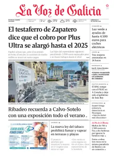 Portada de La Voz de Galicia (A Mariña), 22 de julio de 2026