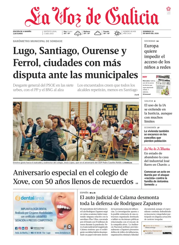 La Voz de Galicia (A Mariña) — 24/05