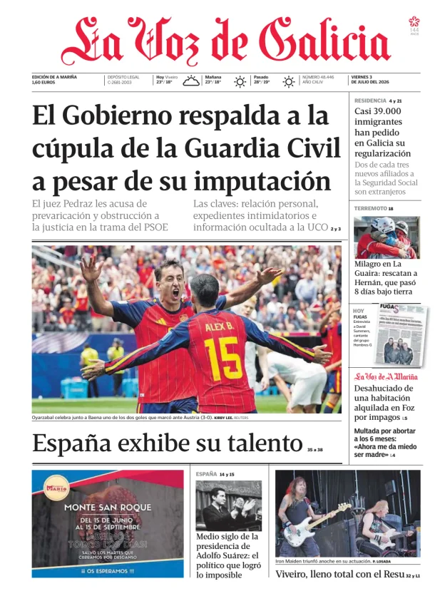 La Voz de Galicia (A Mariña) — 03/07