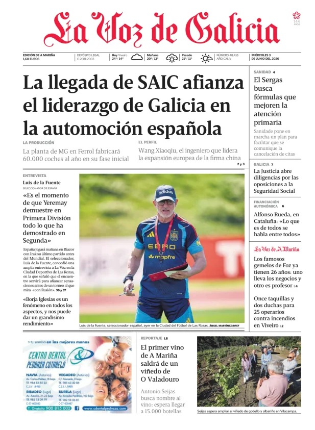 La Voz de Galicia (A Mariña) — 03/06