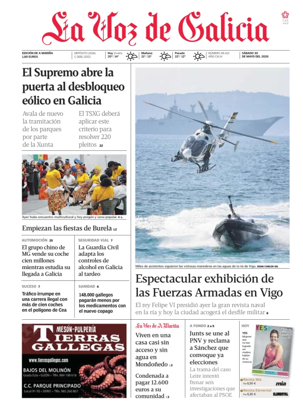 La Voz de Galicia (A Mariña) — 30/05
