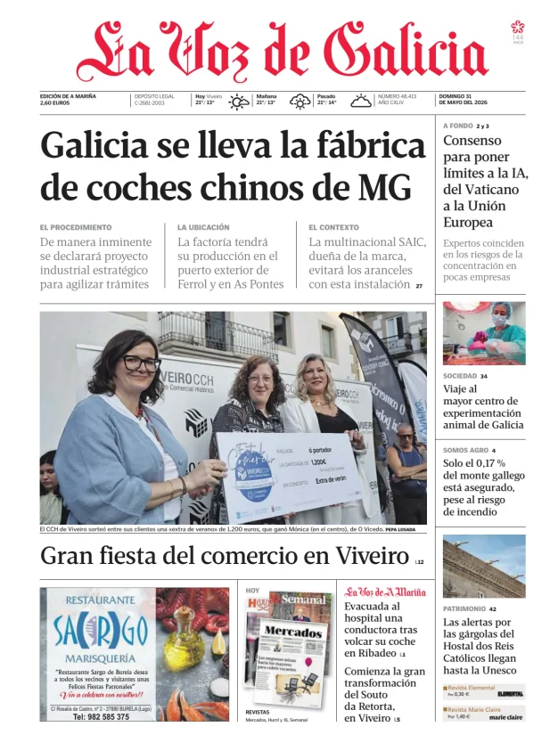 La Voz de Galicia (A Mariña) — 31/05