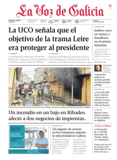 Portada de La Voz de Galicia (A Mariña), 4 de junio de 2026