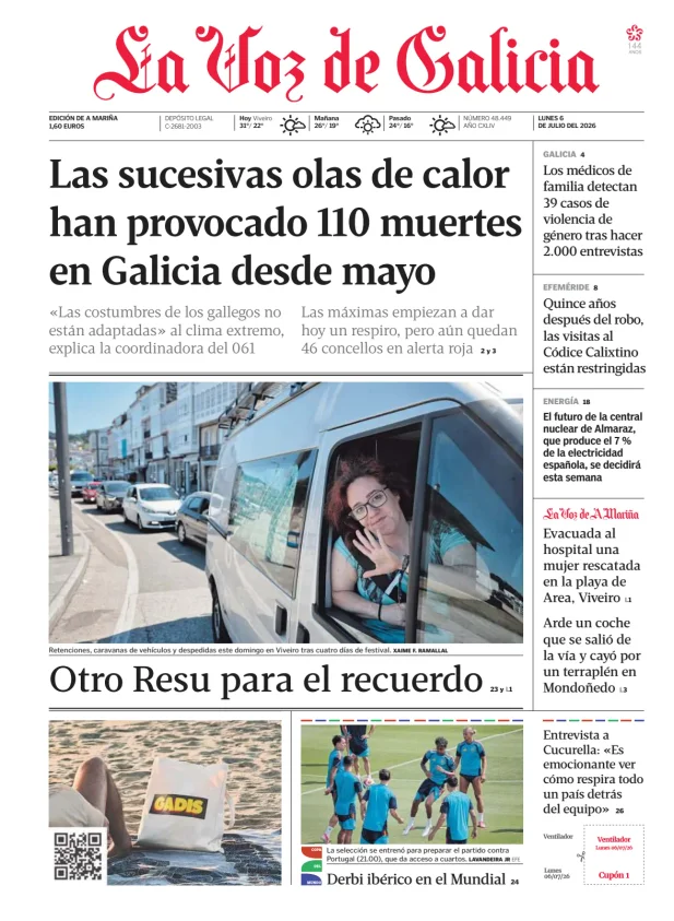 La Voz de Galicia (A Mariña) — 06/07
