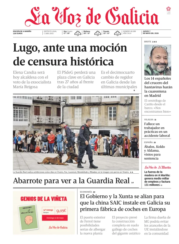 La Voz de Galicia (A Mariña) — 07/05
