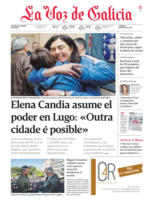 La Voz de Galicia (A Mariña) — 08/05