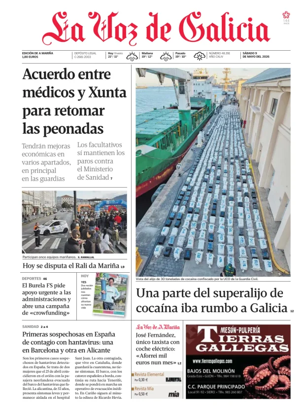 La Voz de Galicia (A Mariña) — 09/05