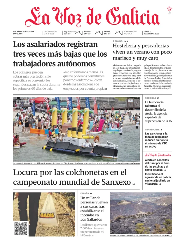 La Voz de Galicia (Arousa) — 13/07