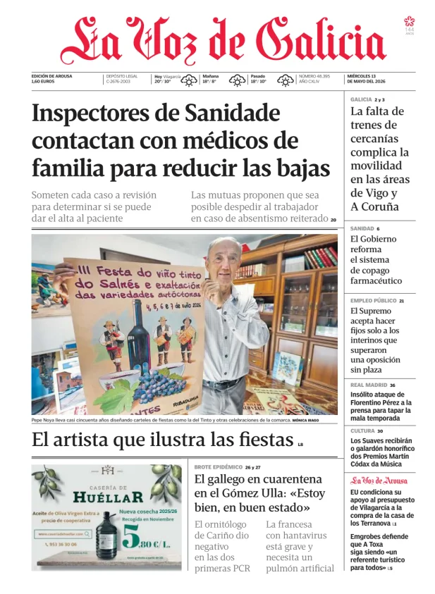 La Voz de Galicia (Arousa) — 13/05