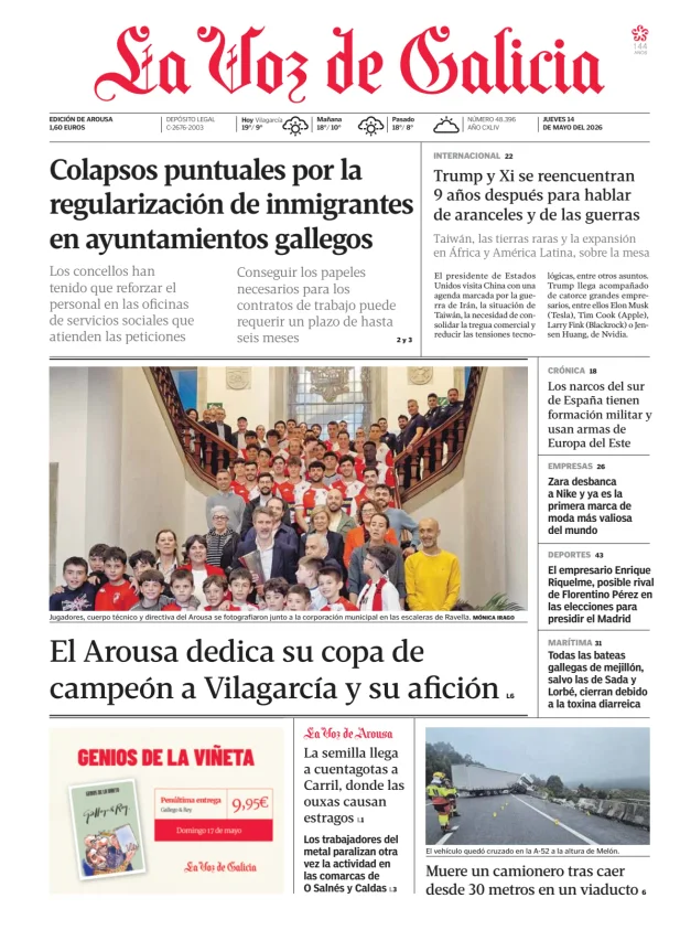 La Voz de Galicia (Arousa) — 14/05