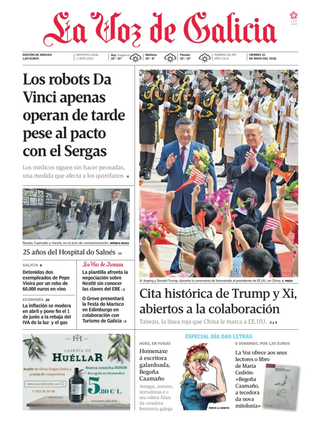 La Voz de Galicia (Arousa) — 15/05