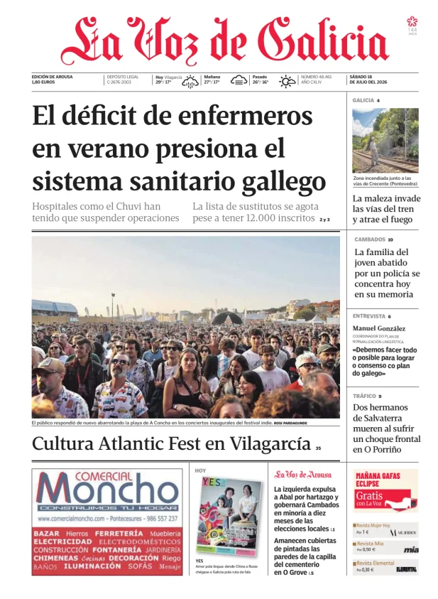 La Voz de Galicia (Arousa) — 18/07