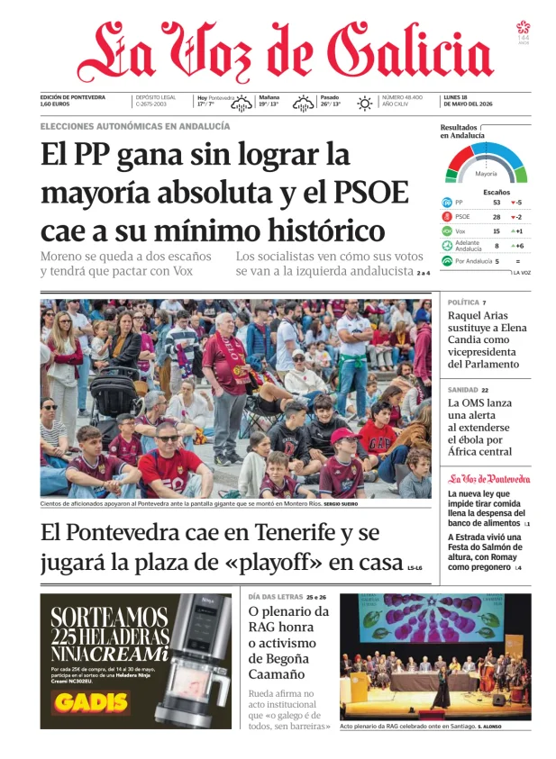 La Voz de Galicia (Arousa) — 18/05
