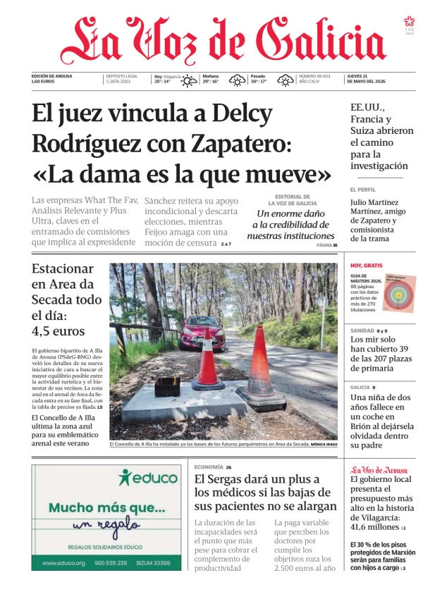 La Voz de Galicia (Arousa) — 21/05