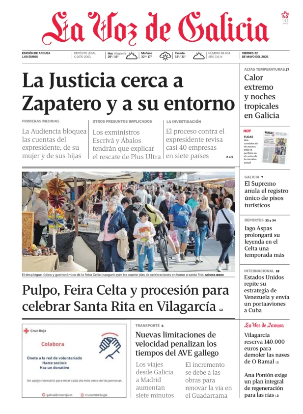 La Voz de Galicia (Arousa) — 22/05