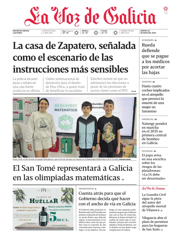 La Voz de Galicia (Arousa) — 26/05