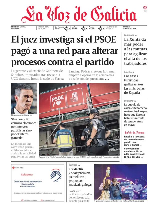 La Voz de Galicia (Arousa) — 28/05