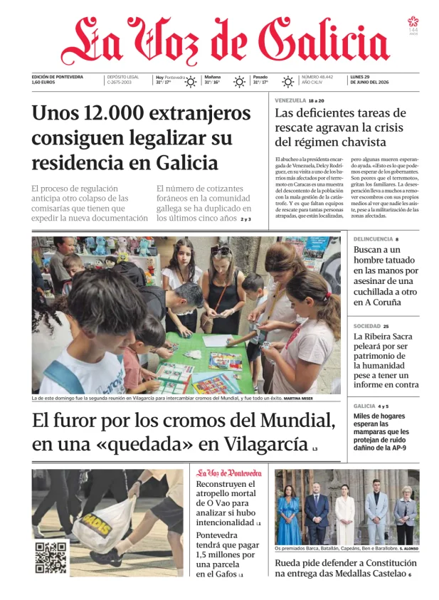 La Voz de Galicia (Arousa) — 29/06