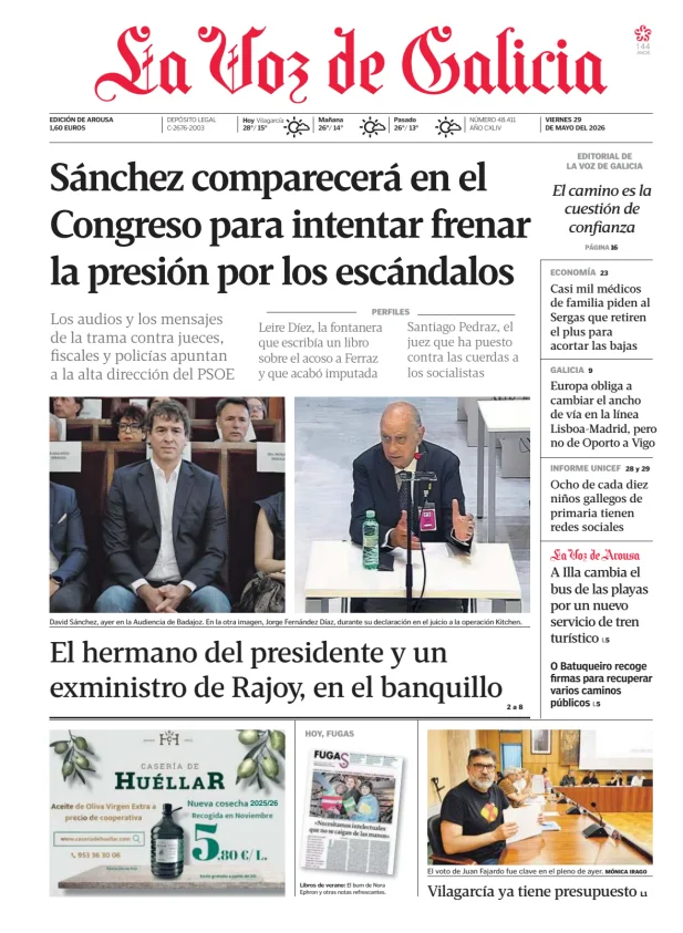 La Voz de Galicia (Arousa) — 29/05