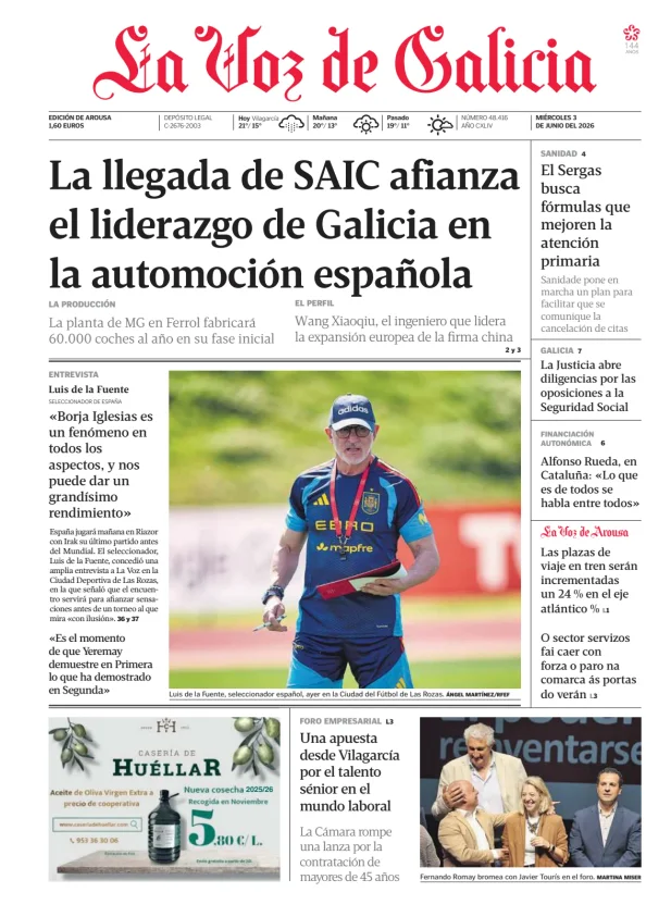La Voz de Galicia (Arousa) — 03/06