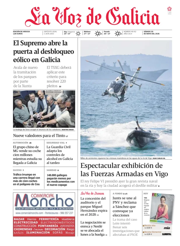 La Voz de Galicia (Arousa) — 30/05