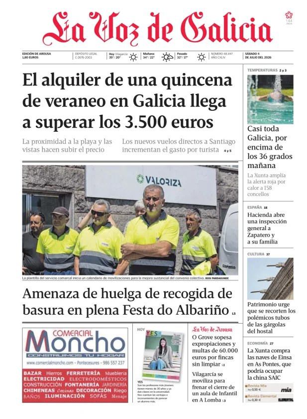 La Voz de Galicia (Arousa) — 04/07