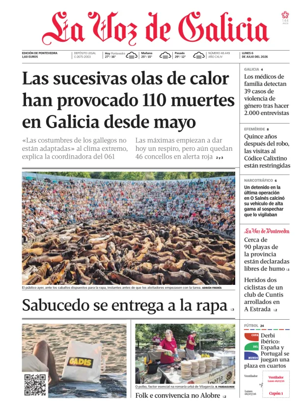 La Voz de Galicia (Arousa) — 06/07
