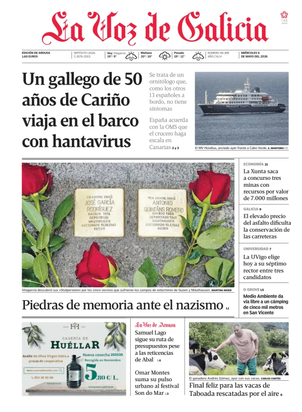 La Voz de Galicia (Arousa) — 06/05