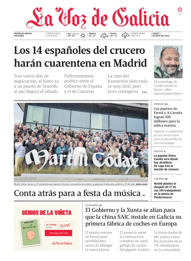 La Voz de Galicia (Arousa) — 07/05
