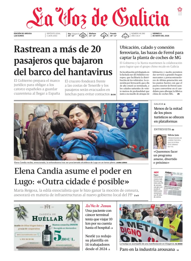 La Voz de Galicia (Arousa) — 08/05