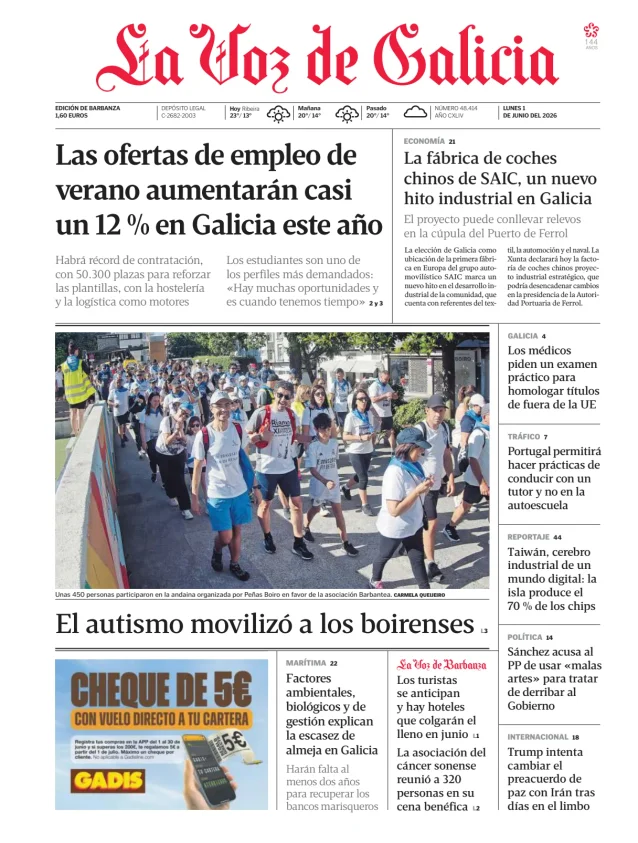La Voz de Galicia (Barbanza) — 01/06